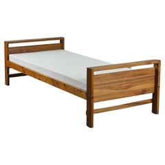 Vintage Daybed in Solid Elm by Pierre Chapo, France circa 1960 