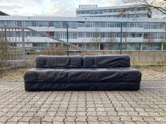 Vintage Daybed Leather Sofa Atrium by Wittmann