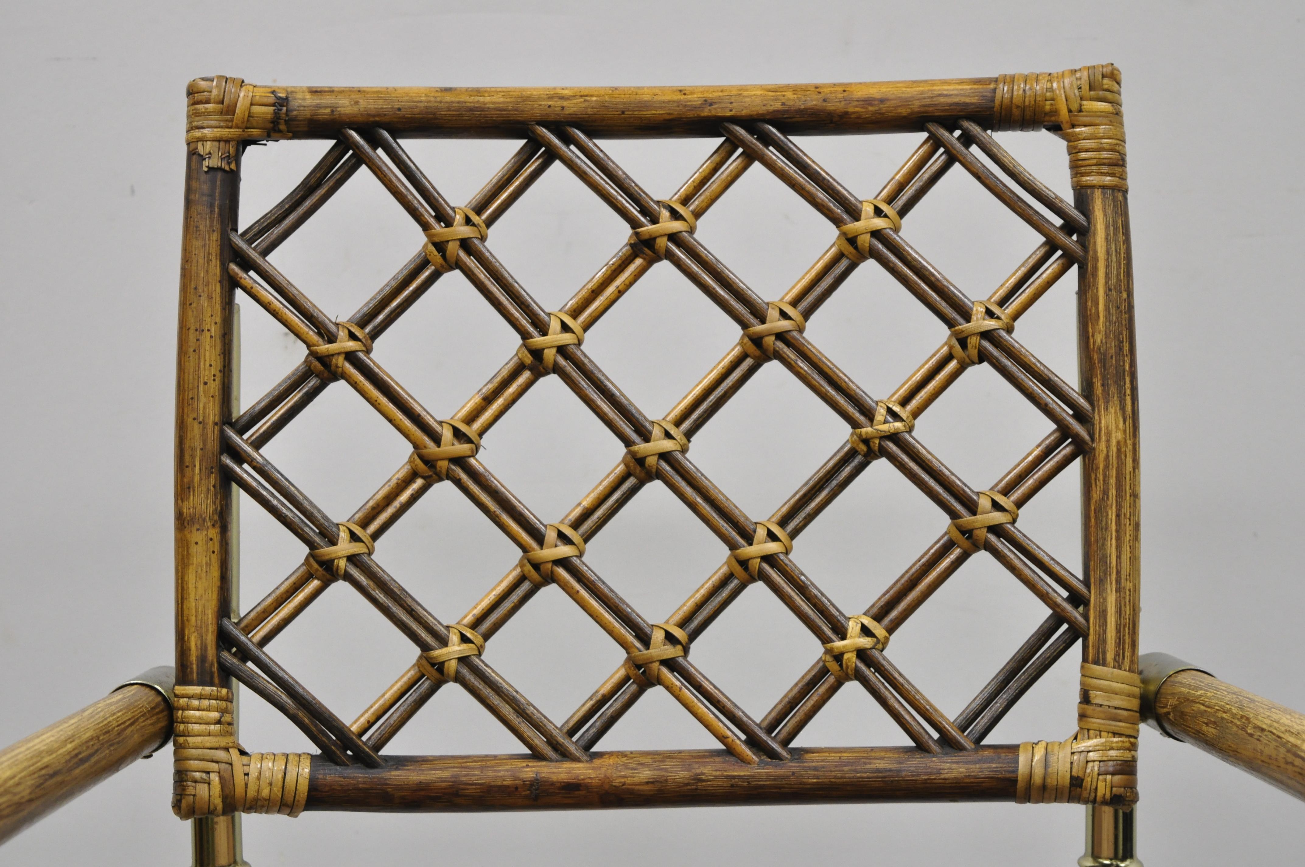 gold bamboo chair