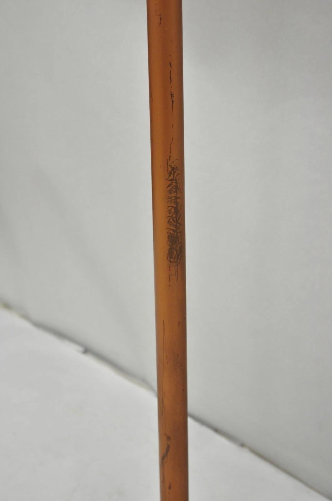 Vintage Dazor Lámpara de pie de metal regulable, alta y flotante, industrial y moderna en venta 2