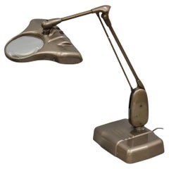 Vintage Dazor Model M-270 Lighted Magnifying Glass Industrial Work Task Lamp