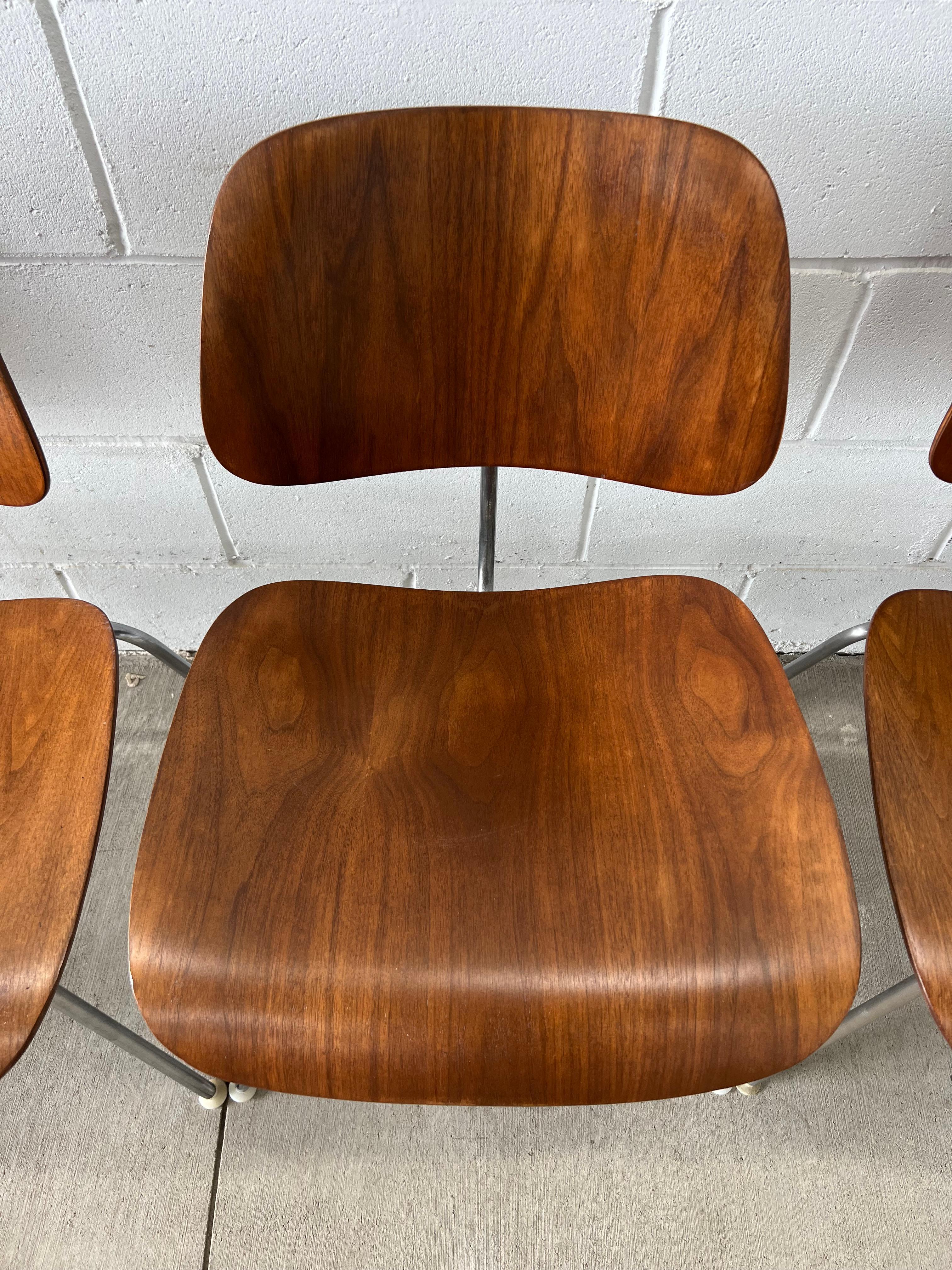Vintage Dcms by Charles and Ray Eames for Herman Miller, Set of 6 In Good Condition For Sale In Saint Paul, MN