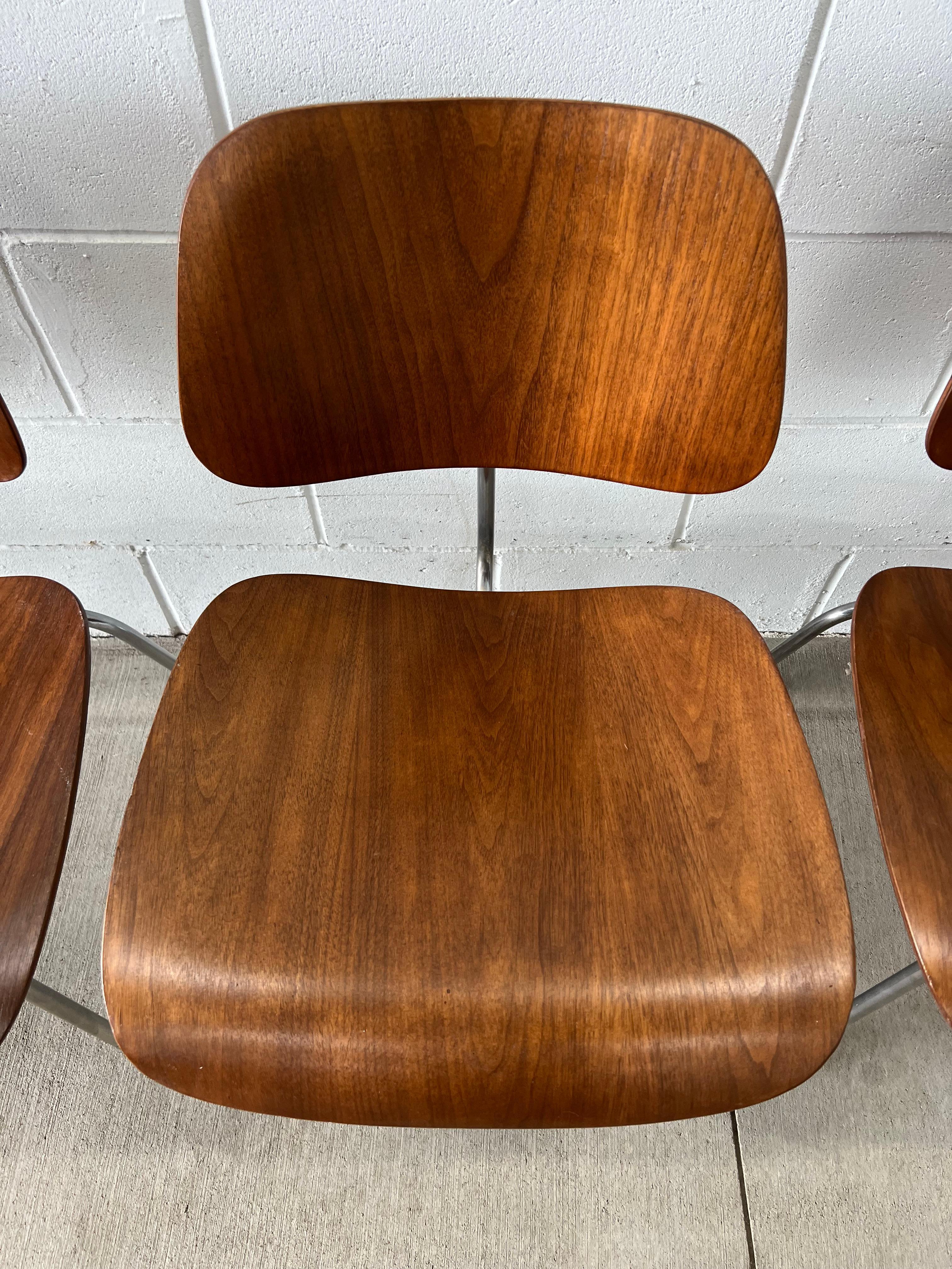 20th Century Vintage Dcms by Charles and Ray Eames for Herman Miller, Set of 6 For Sale