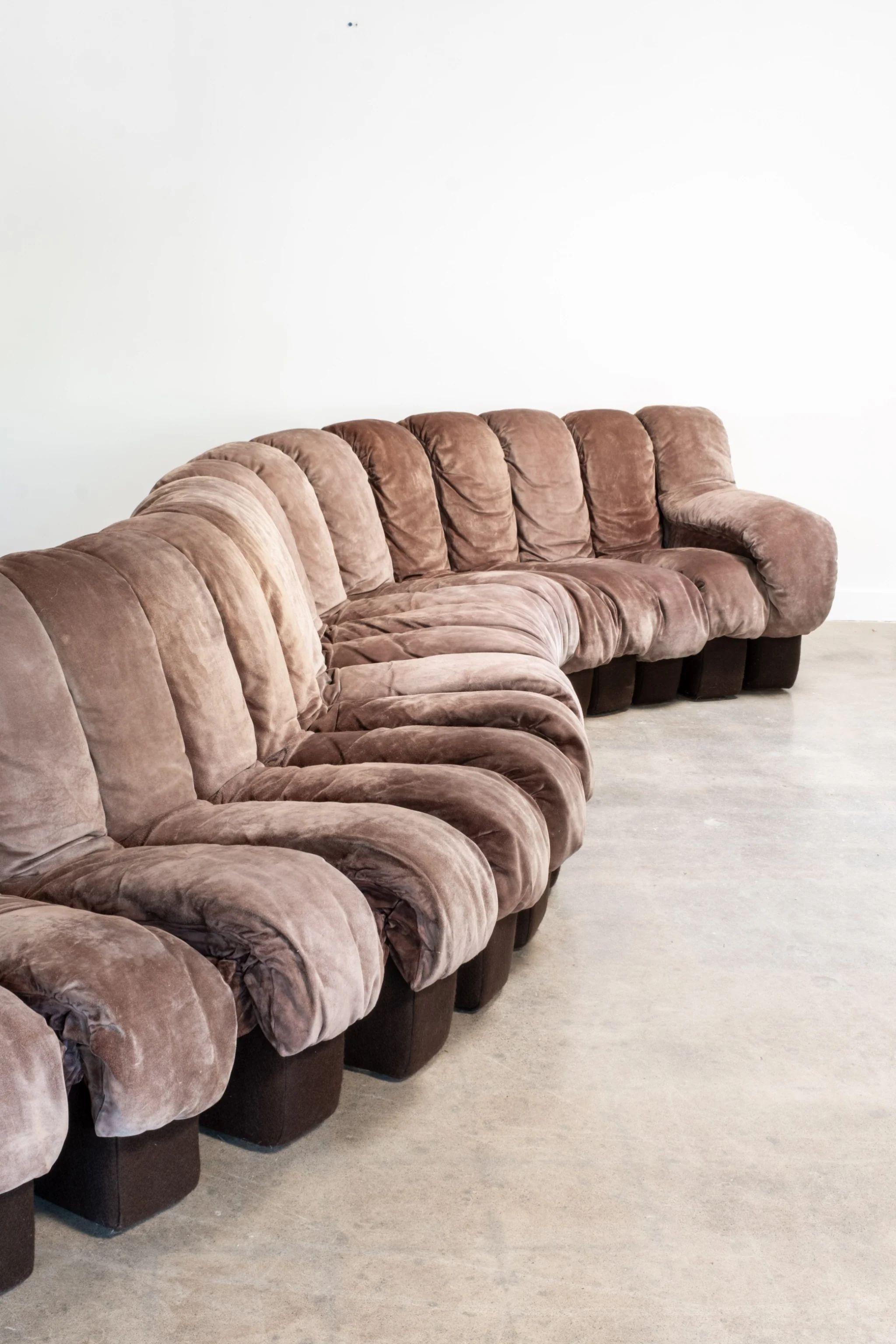 Postmoderne Canapé sectionnel Vintage De Sede 600 