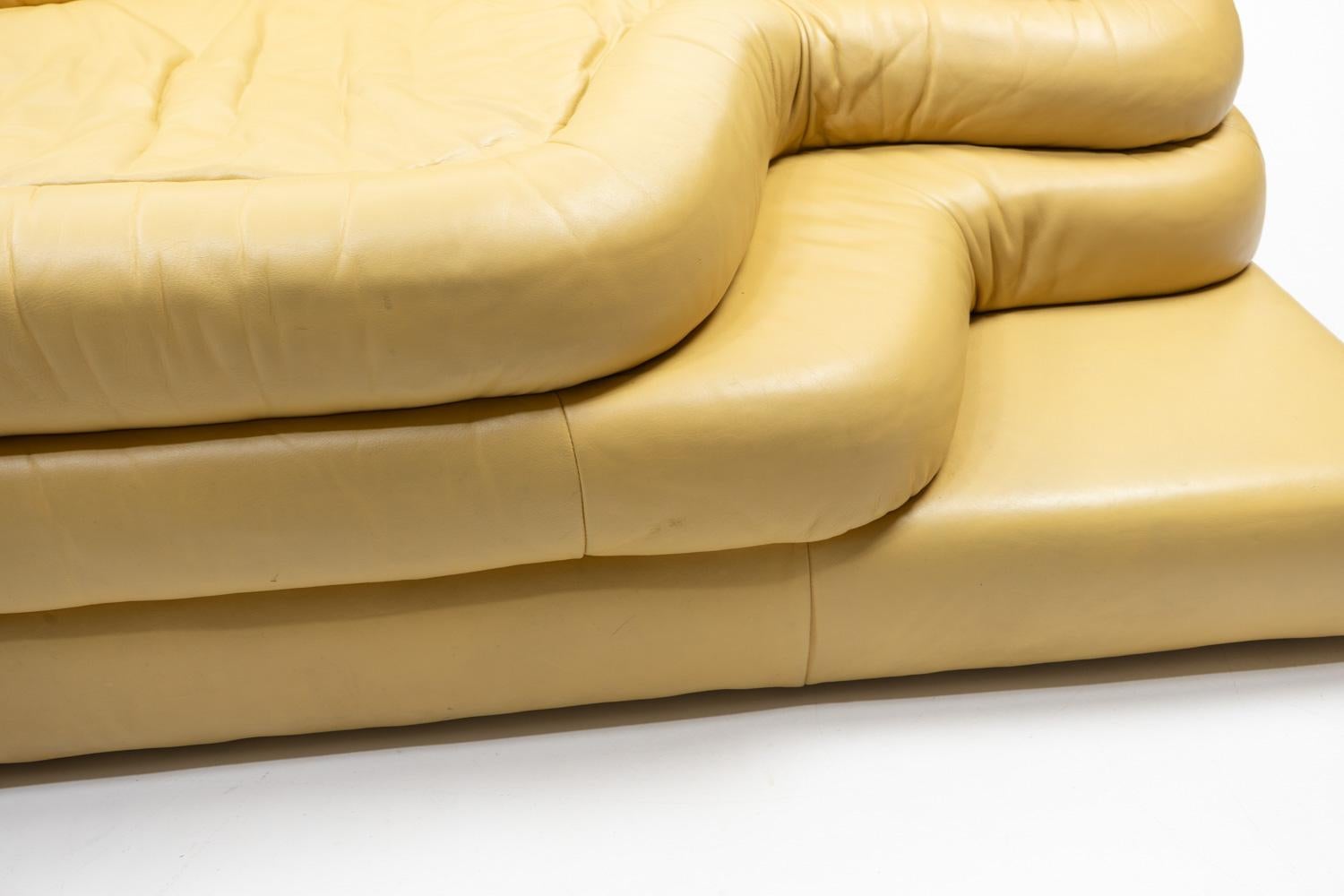 De Sede DS-1025 Canapé Terazza, ensemble de quatre, 1970 en vente 8