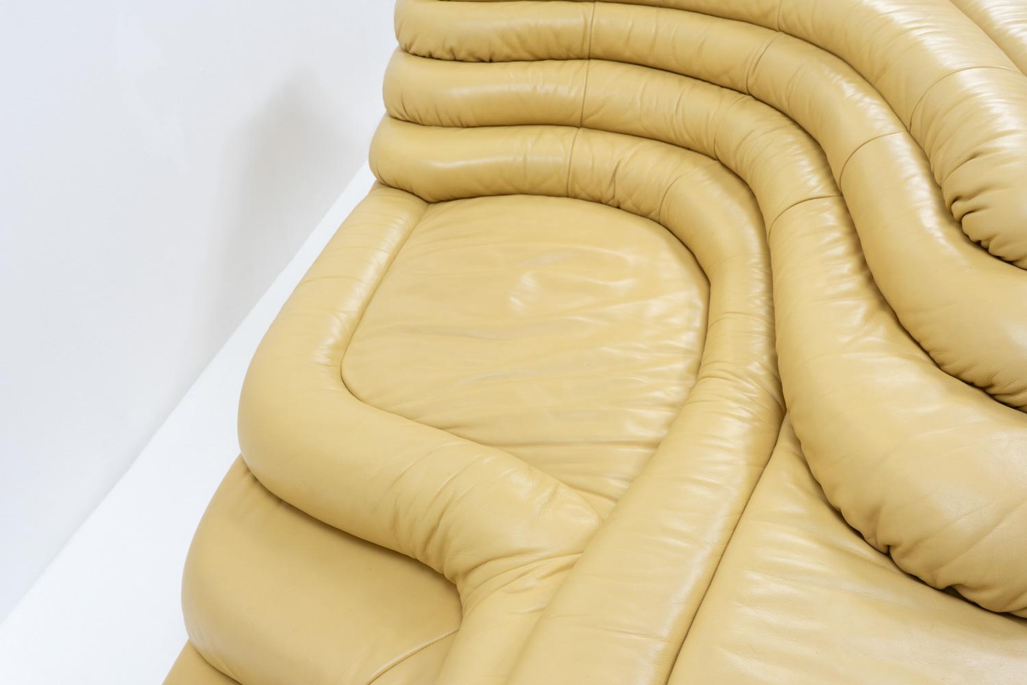 De Sede DS-1025 Canapé Terazza, ensemble de quatre, 1970 en vente 9