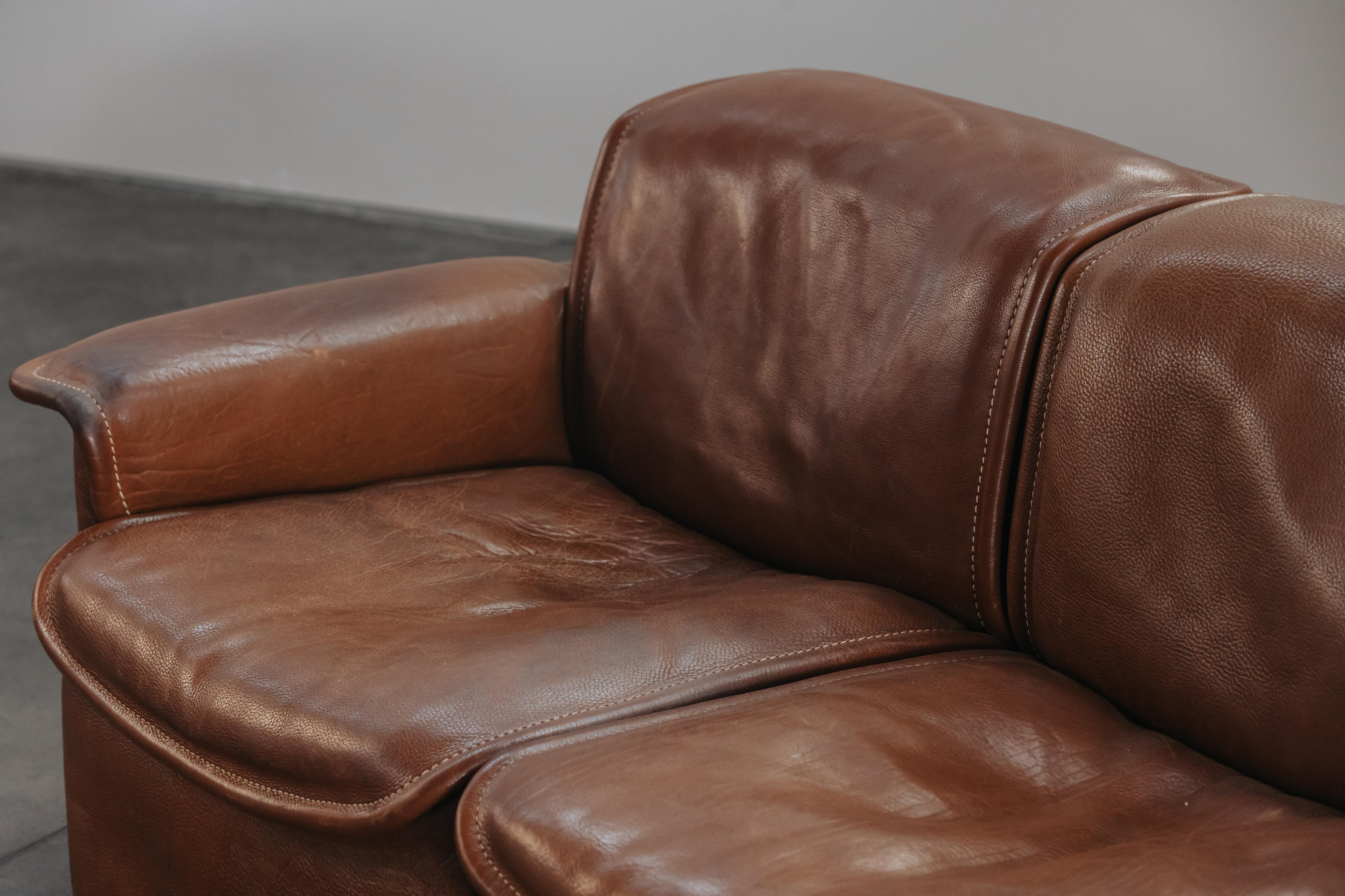 Vintage De Sede DS-12 Sofa From Switzerland, Circa 1970 In Good Condition In Nashville, TN
