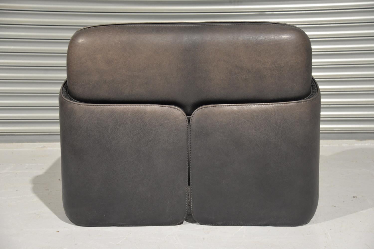 Leather Vintage De Sede 'DS 125' Armchair Designed by Gerd Lange, Switzerland, 1978 For Sale