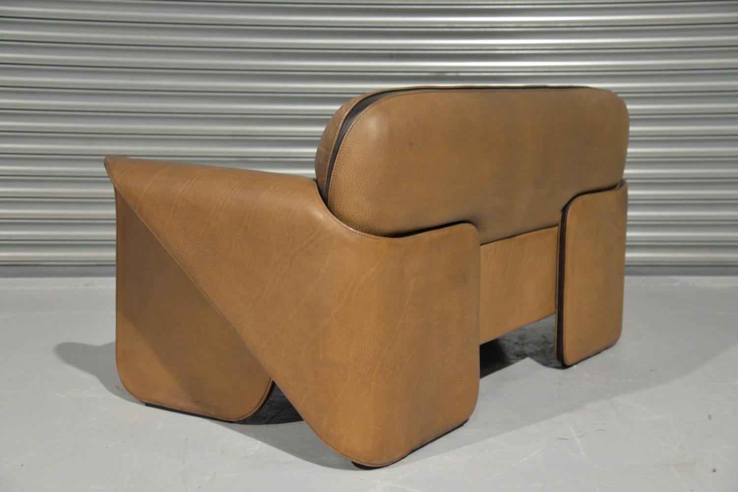 Late 20th Century Vintage De Sede DS 125 Sofa Designed by Gerd Lange, Switzerland, 1978 For Sale