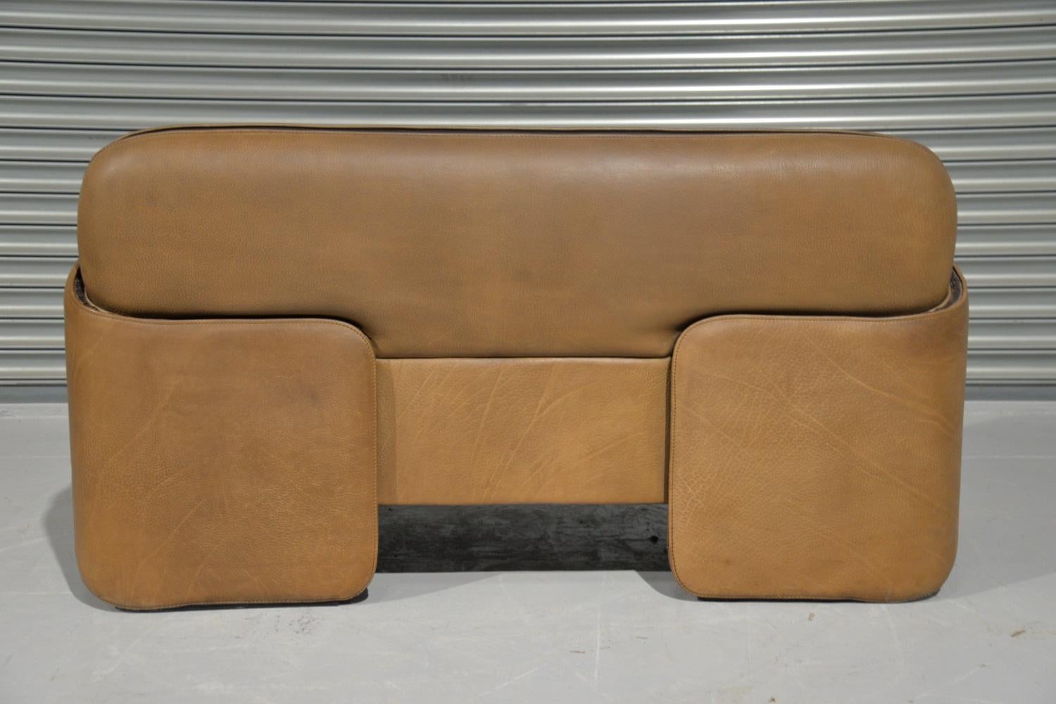 Leather Vintage De Sede DS 125 Sofa Designed by Gerd Lange, Switzerland, 1978 For Sale
