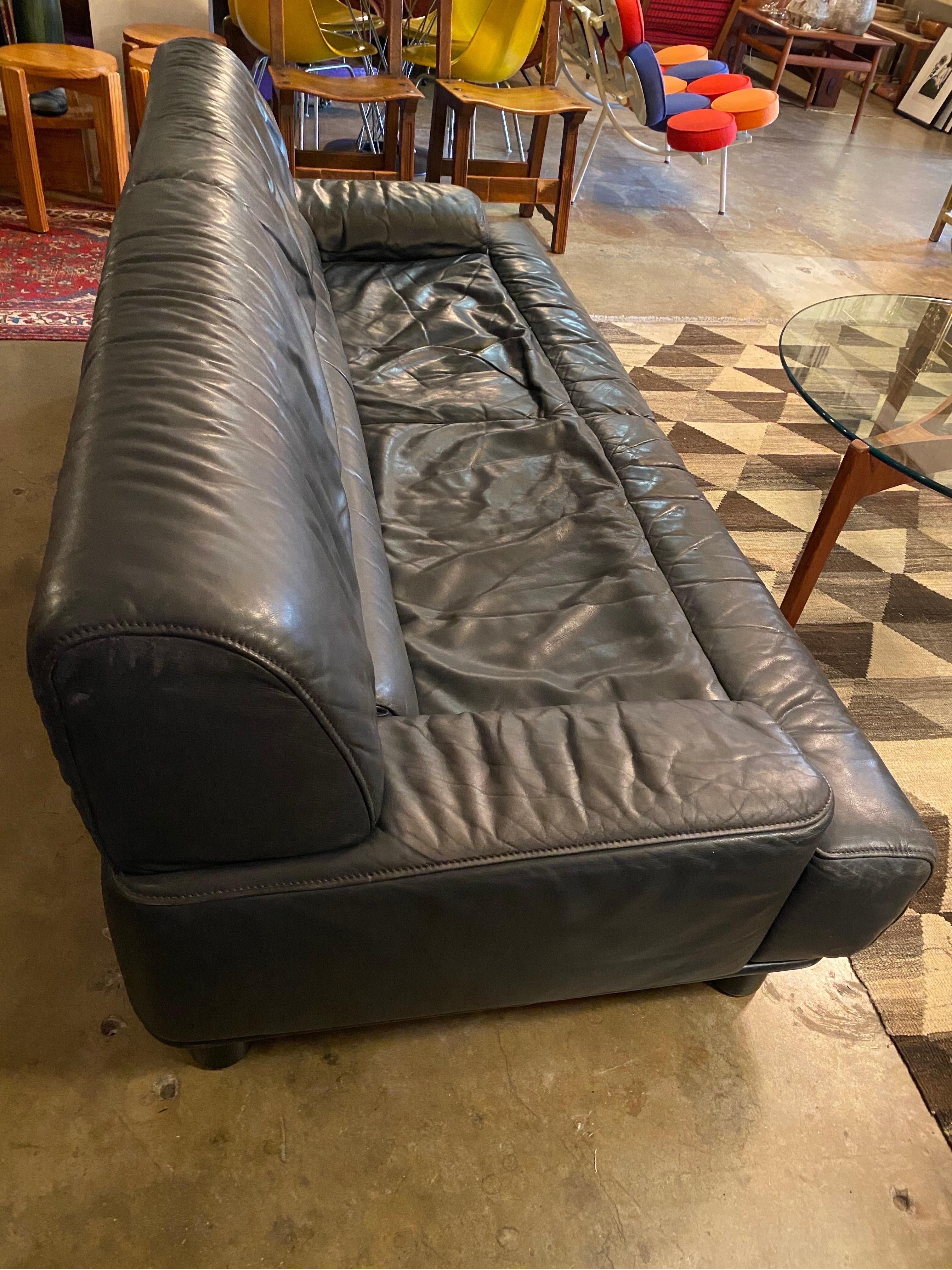 Vintage De Sede DS-18 Leder-Sofa 3