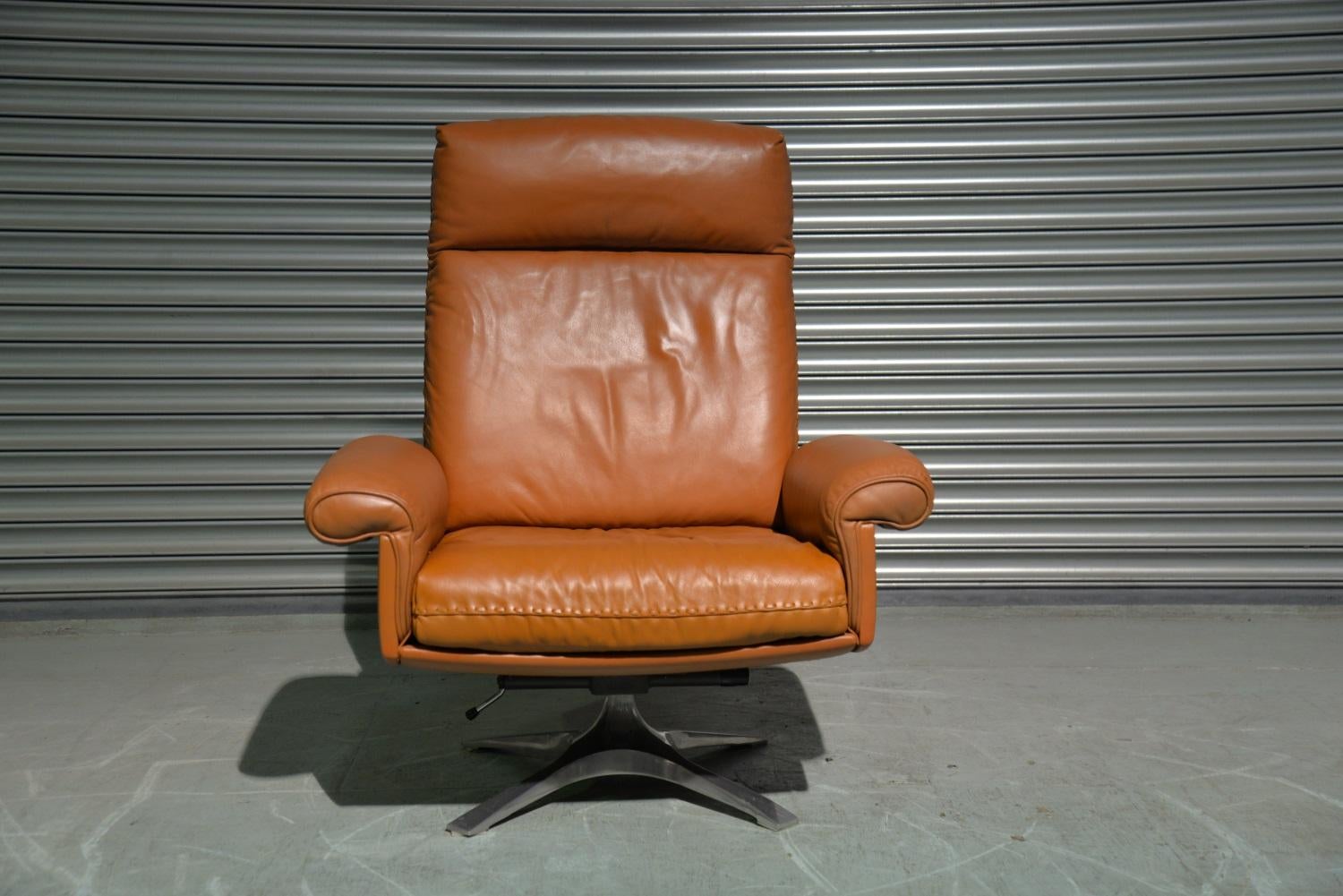 Vintage De Sede DS 31 Swivel Lounge Armchair 1970s For Sale 2