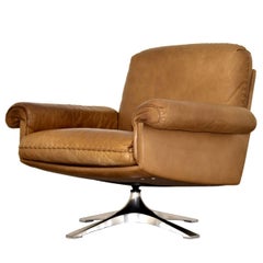 Vintage De Sede DS 31 Swivel Lounge Armchair, Switzerland 1970`s