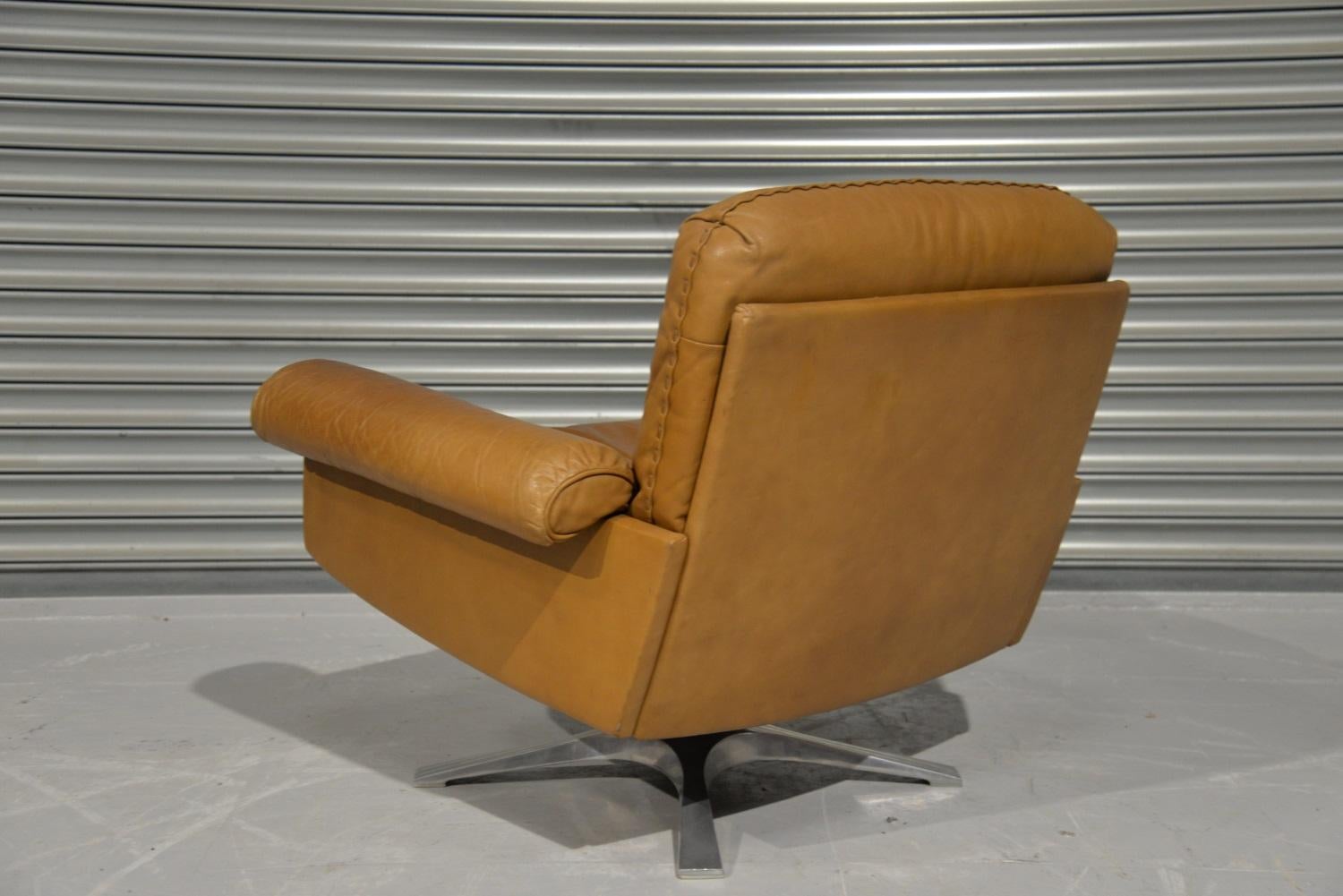 Vintage De Sede DS 31 Two-Seat Sofa with swivel armchair, Switzerland 1970`s 3