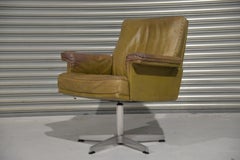 Fauteuil de bureau pivotant vintage De Sede DS 35 Executive, Suisse, années 1960