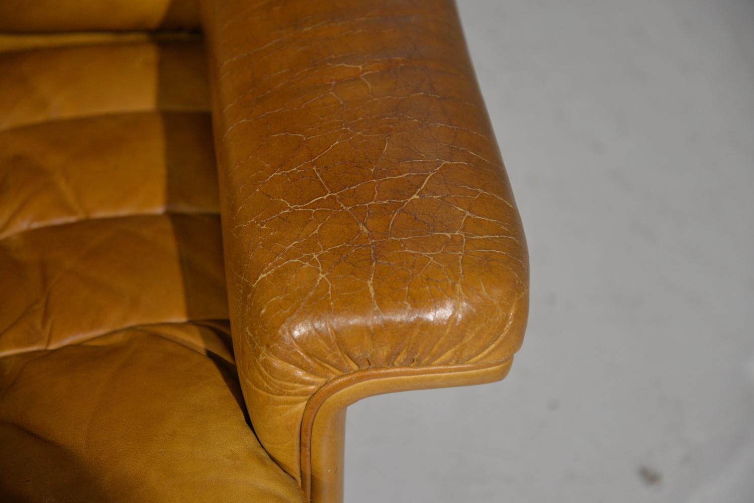 Vintage De Sede DS-P Swivel Armchair by Robert Haussmann, Switzerland, 1970`s For Sale 10