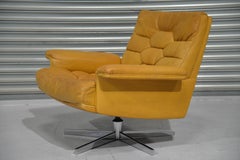 Vintage De Sede DS-P Swivel Armchair by Robert Haussmann, Switzerland 1970s