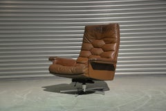 Vintage De Sede DS-P Swivel Armchair by Robert Haussmann, Switzerland, 1970`s