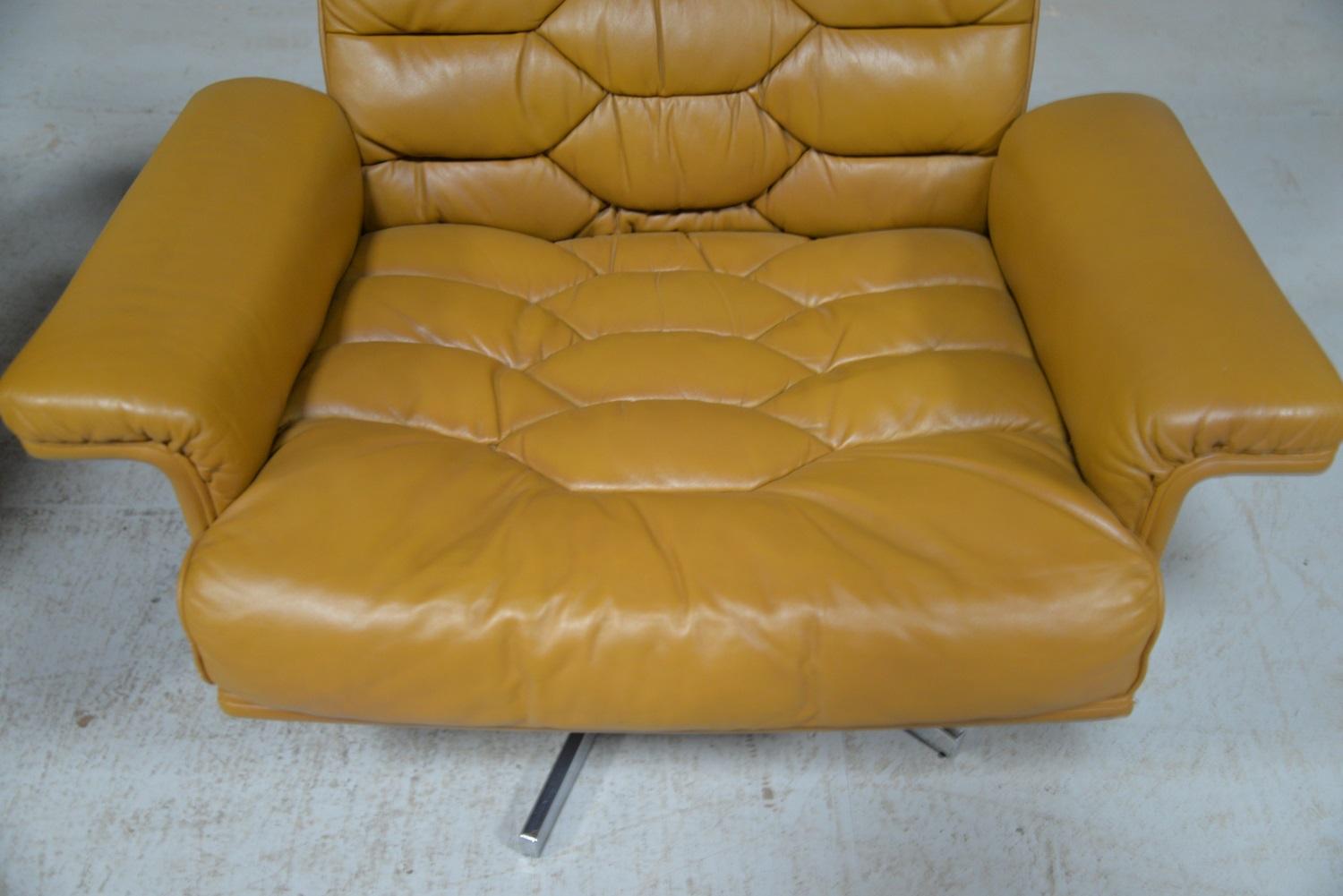 Sillones giratorios De Sede DS-P vintage de Robert Haussmann, Suiza, años 70 en venta 6