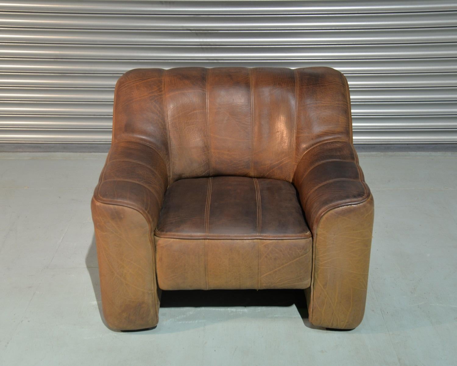 Vintage De Sede DS 44 Leather Armchair, Switzerland 1970s 4