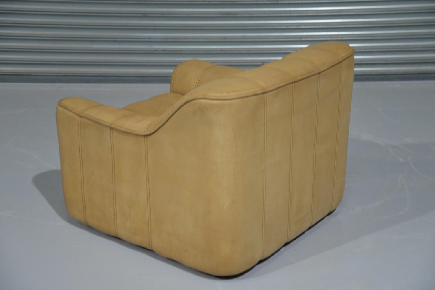 Vintage De Sede DS 44 Armchair with Ottoman, Switzerland 1970s im Angebot 4