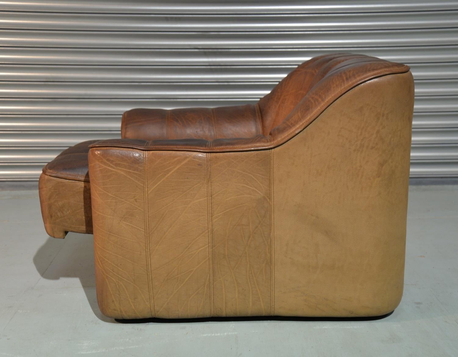Discounted airfreight for our International customers ( from 2 weeks door to door ) 

We are delighted to bring to you a vintage 1970s De Sede DS 44 armchair in thick buffalo leather. This vintage armchair was built circa 1970s by De Sede craftsman