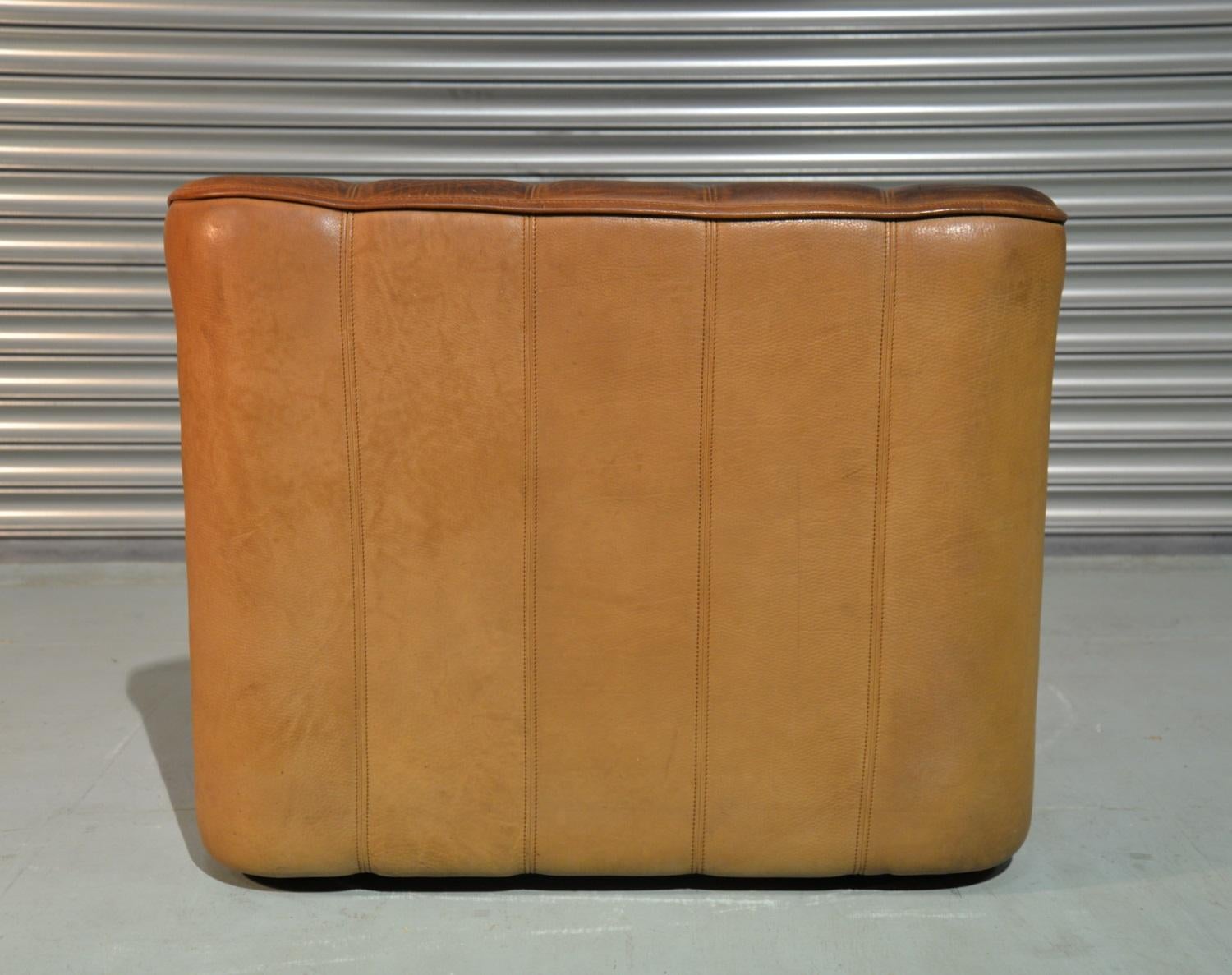 Swiss Vintage De Sede DS 44 Leather Armchair, Switzerland 1970s