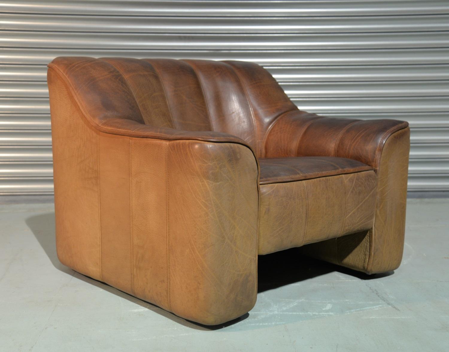 Vintage De Sede DS 44 Leather Armchair, Switzerland 1970s 1