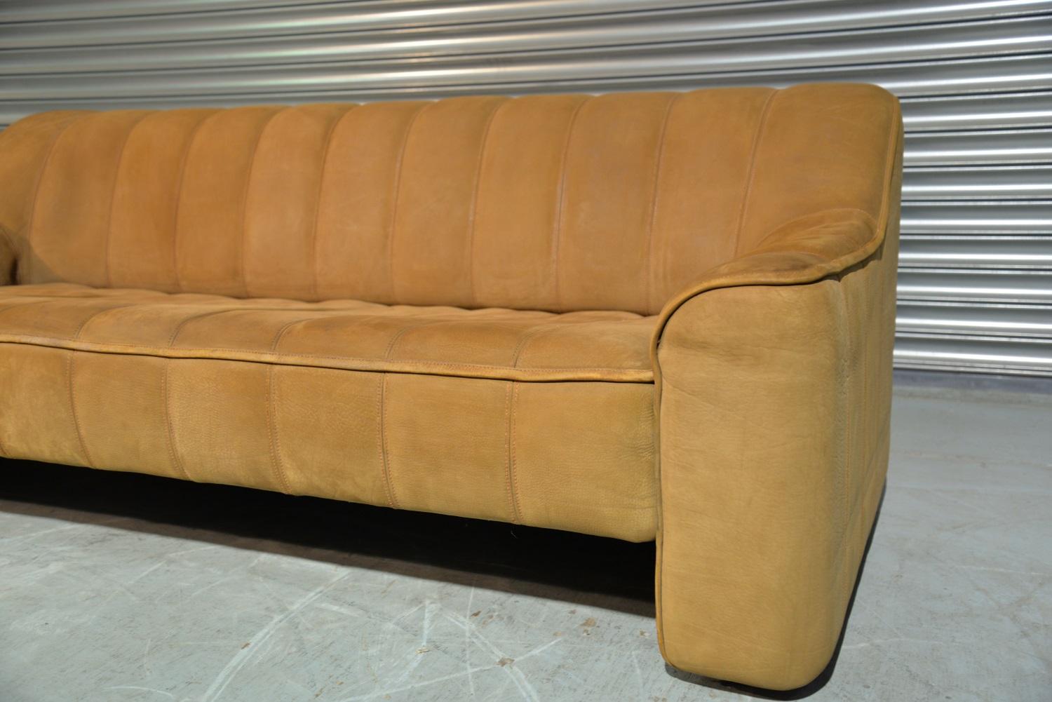 Vintage De Sede DS 44 Three-Seat Sofa and Daybed, 1970s 7