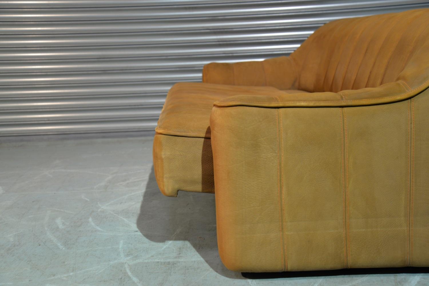 Vintage De Sede DS 44 Three-Seat Sofa and Daybed, 1970s 9