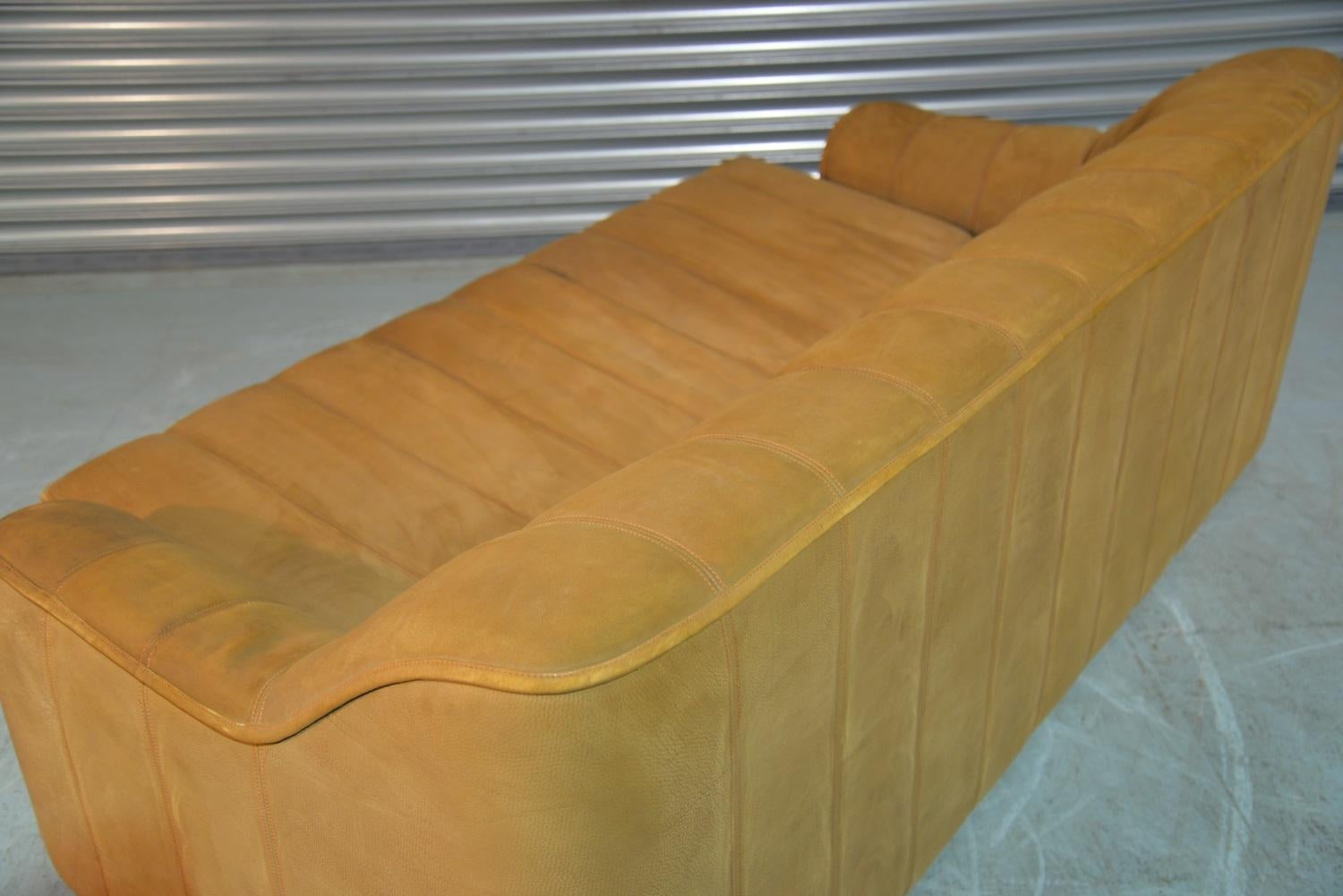 Vintage De Sede DS 44 Three-Seat Sofa and Daybed, 1970s 12