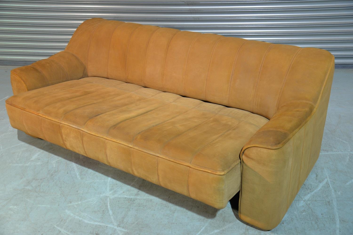 Swiss Vintage De Sede DS 44 Three-Seat Sofa and Daybed, 1970s