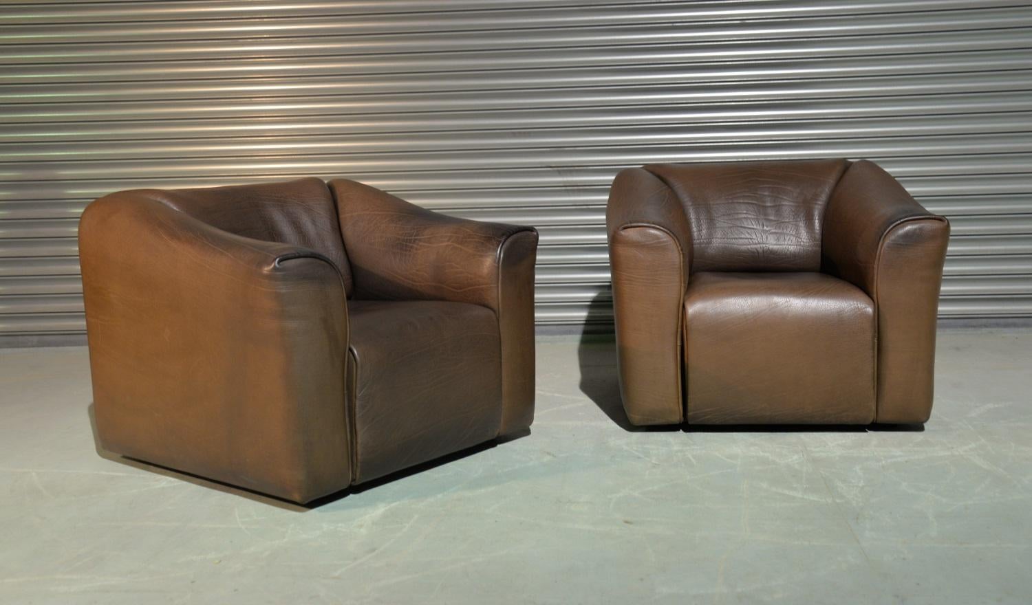 Swiss Vintage De Sede DS 47 Armchairs, Switzerland, 1970s For Sale