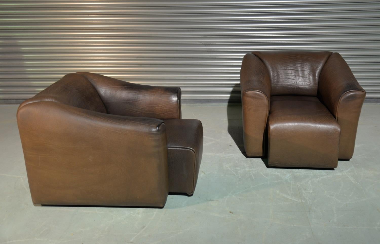 Vintage De Sede DS 47 Armchairs, Switzerland, 1970s In Good Condition For Sale In Fen Drayton, Cambridgeshire