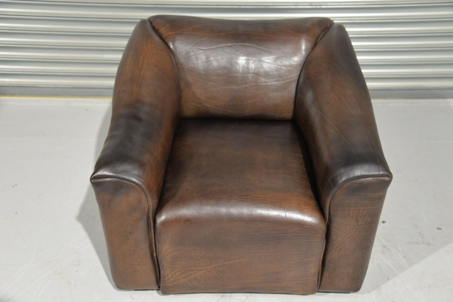 Vintage De Sede DS 47 Leather Armchair, Switzerland, 1970s For Sale 7