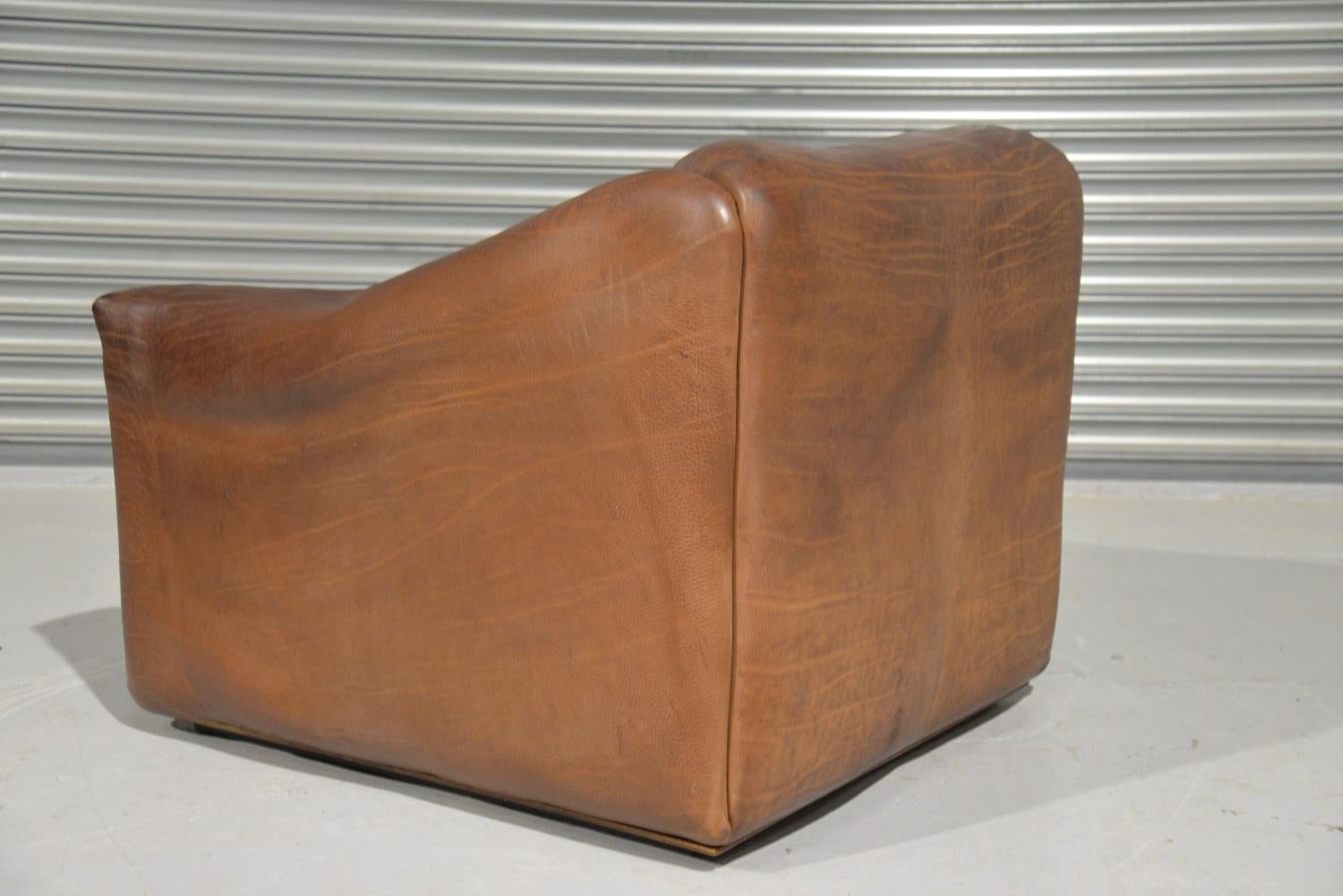 Swiss Vintage De Sede DS 47 Leather Armchair, Switzerland, 1970s For Sale