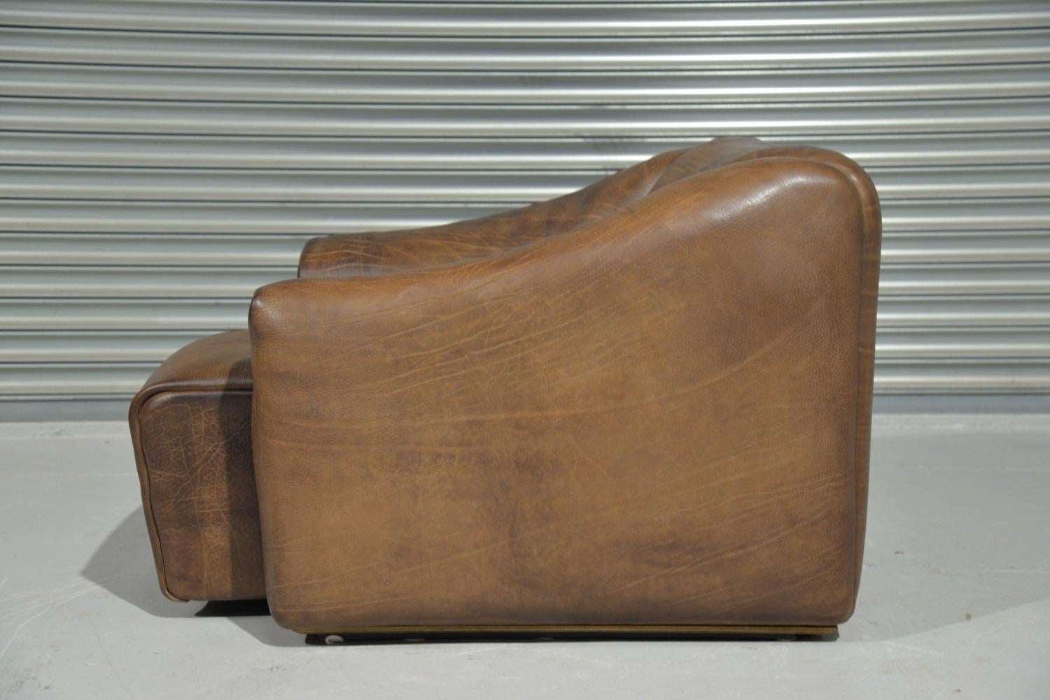 Swiss Vintage De Sede DS 47 Leather Armchair, Switzerland, 1970s For Sale