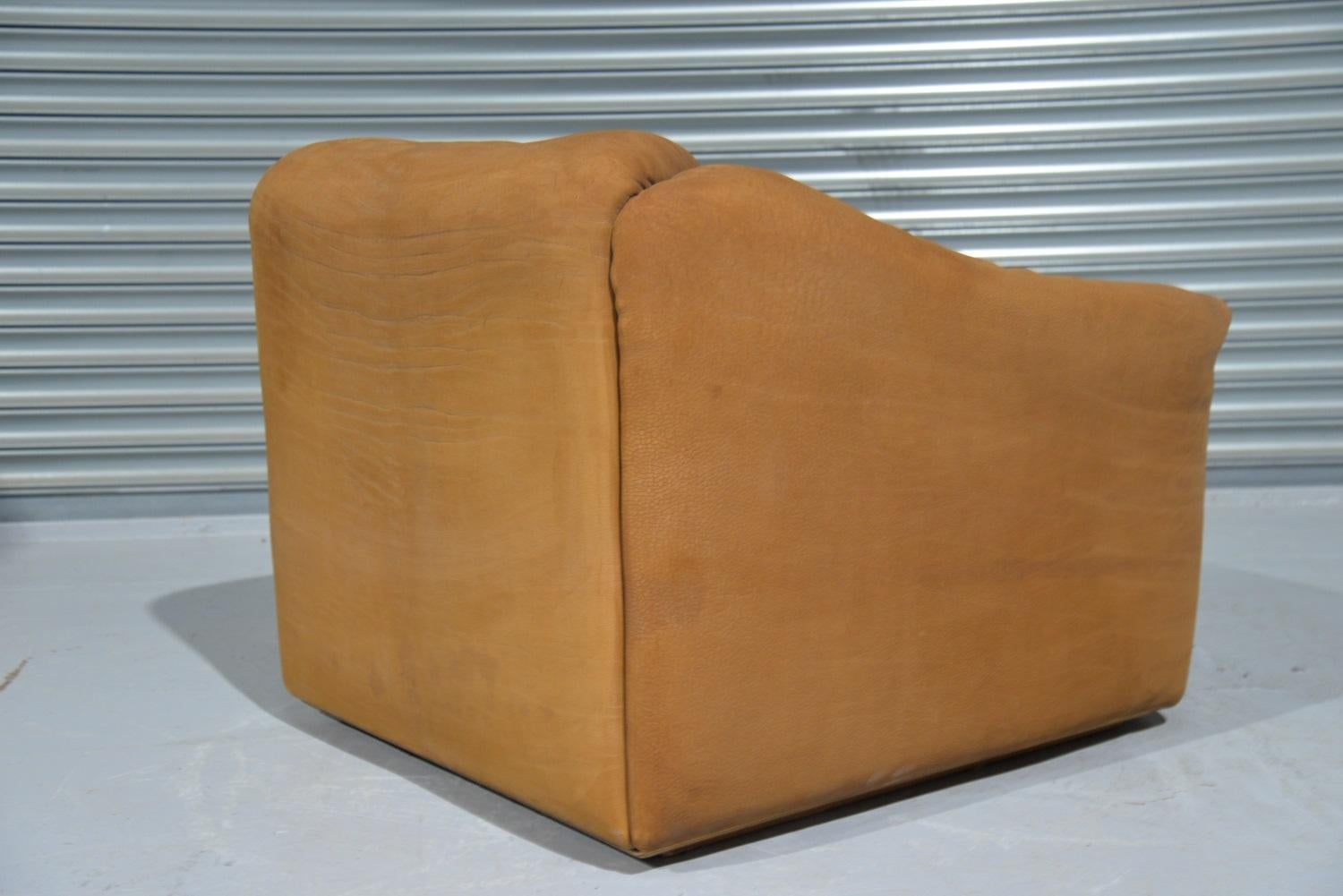 Vintage De Sede DS 47 Leather Armchair, Switzerland, 1970s In Good Condition For Sale In Fen Drayton, Cambridgeshire