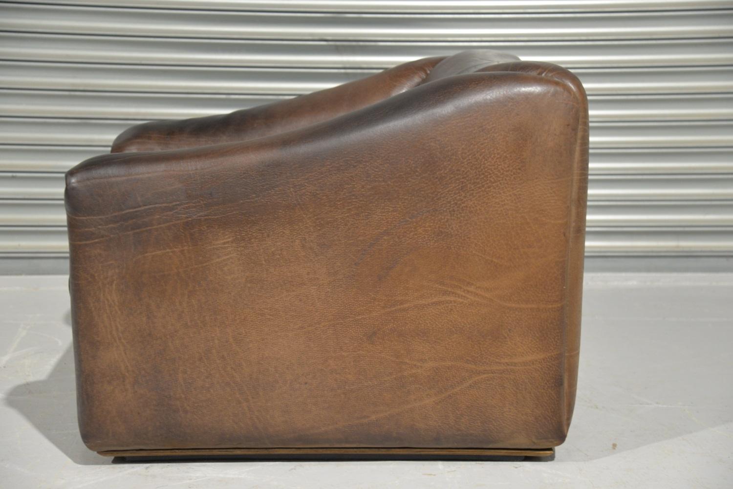 Vintage De Sede DS 47 Leather Armchair, Switzerland, 1970s In Good Condition For Sale In Fen Drayton, Cambridgeshire