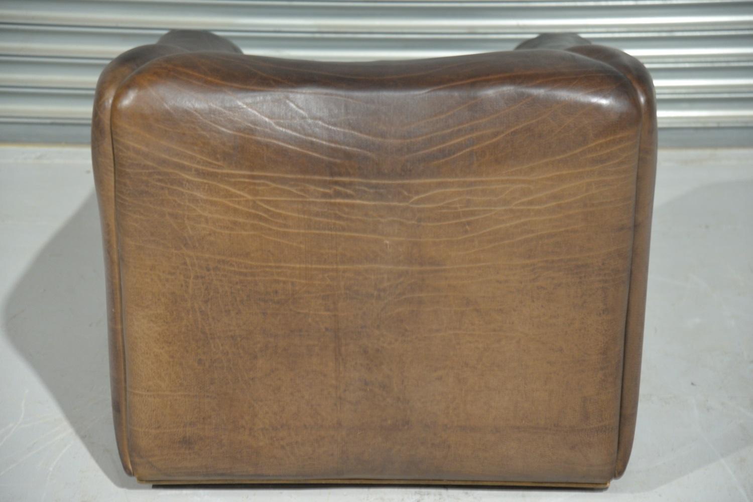 Late 20th Century Vintage De Sede DS 47 Leather Armchair, Switzerland, 1970s For Sale