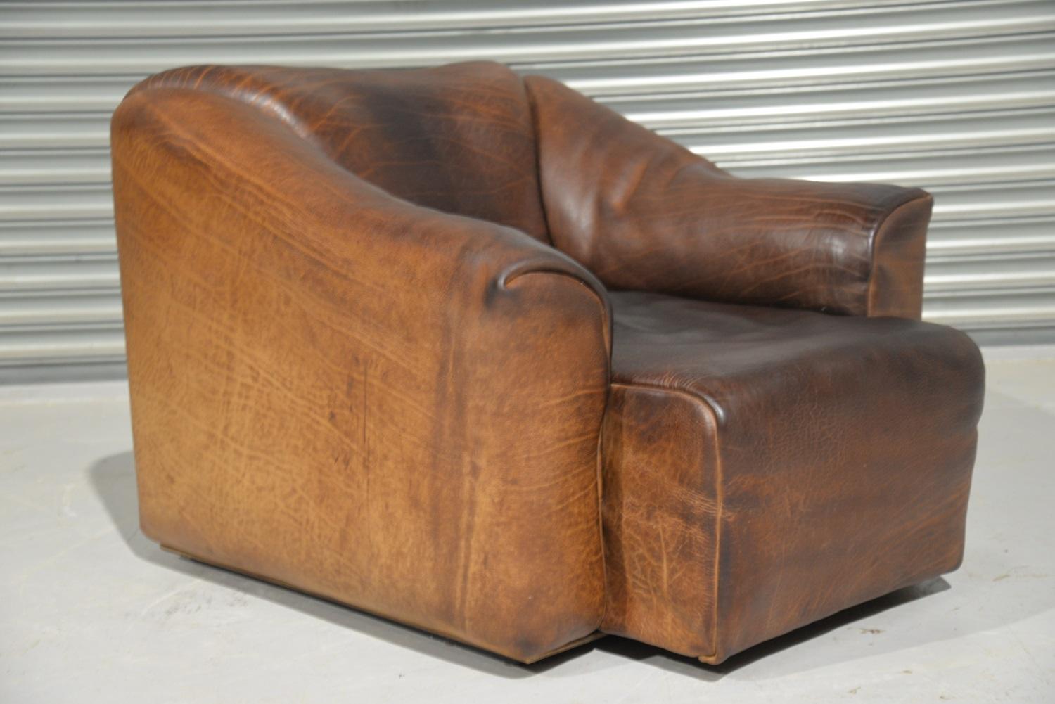 Vintage De Sede DS 47 Leather Armchair, Switzerland, 1970s For Sale 3