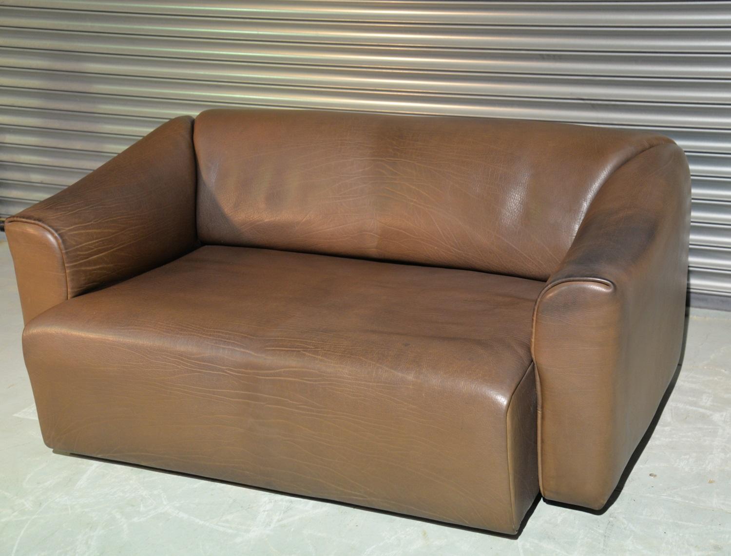 Vintage De Sede DS 47 Leather Sofa, Switzerland, 1970s For Sale 1