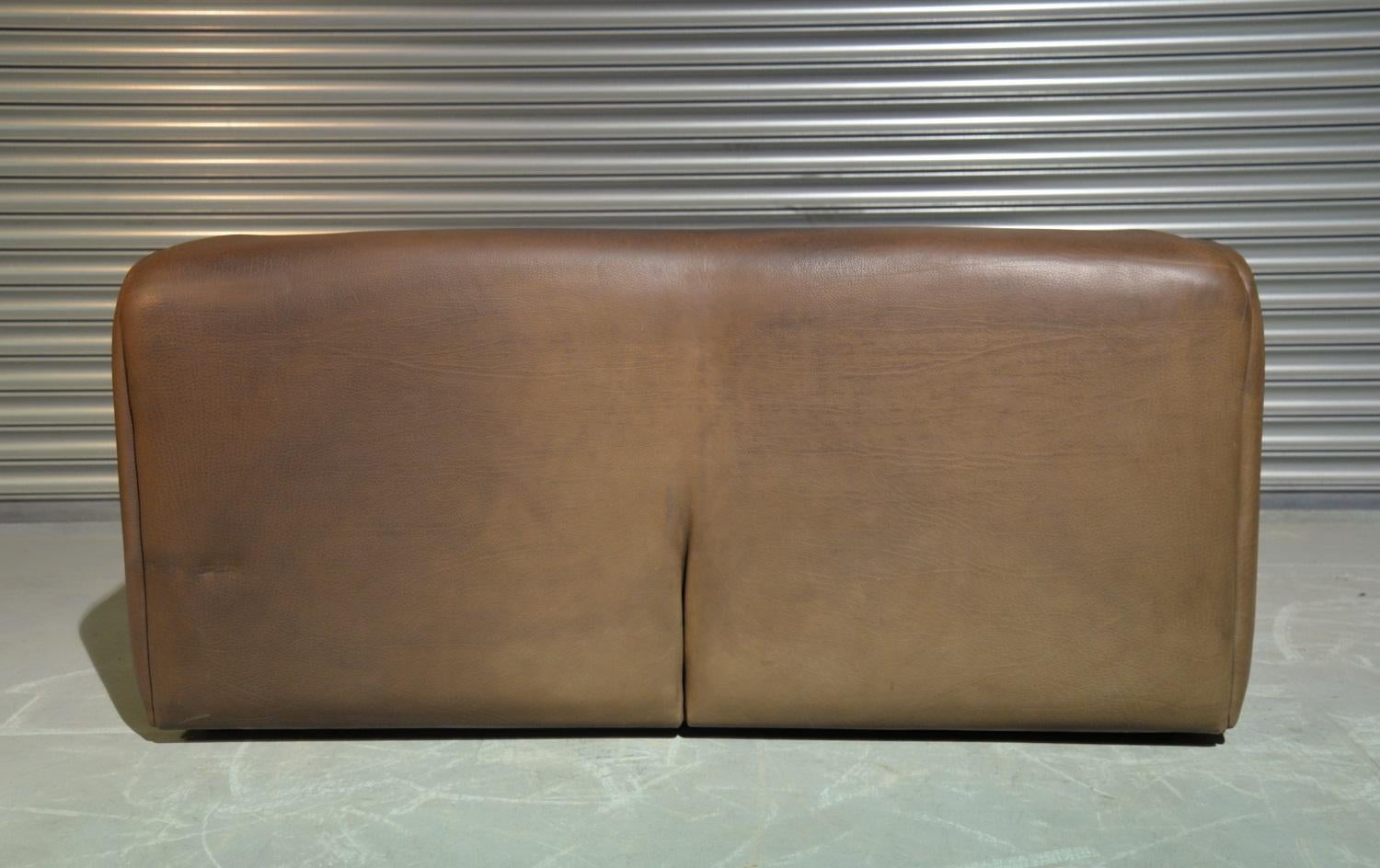 Vintage De Sede DS 47 Leather Sofa, Switzerland, 1970s For Sale 3