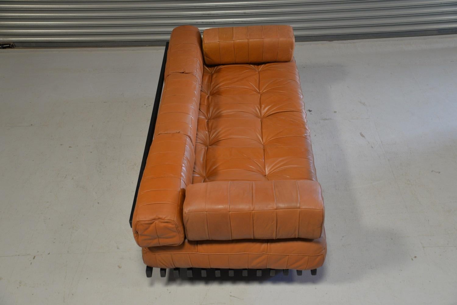 Vintage De Sede DS 80 Patchwork Leather Daybed, Switzerland, 1960s For Sale 3