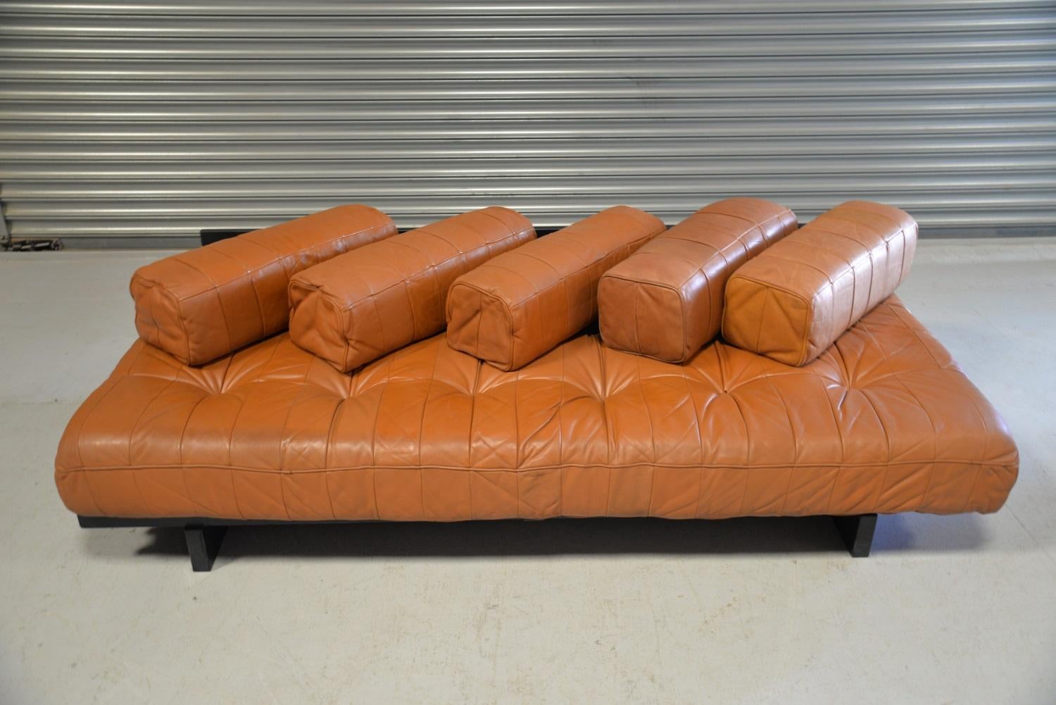 Vintage De Sede DS 80 Patchwork Leather Daybed, Switzerland, 1960s For Sale 5