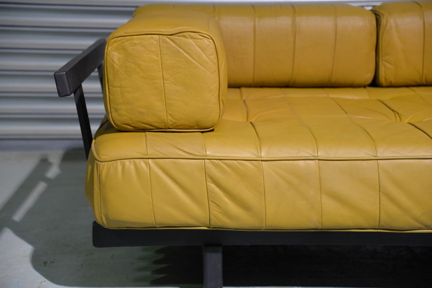Vintage De Sede DS 80 Patchwork Leather Daybed, Switzerland, 1960`s For Sale 6