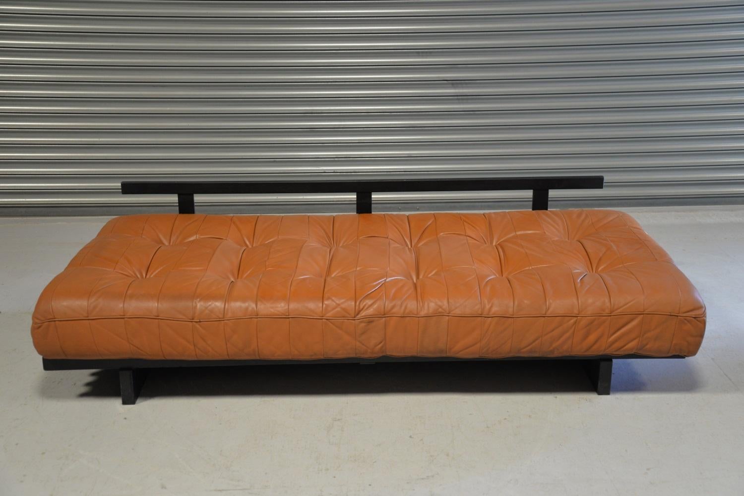Vintage De Sede DS 80 Patchwork Leather Daybed, Switzerland, 1960s For Sale 5