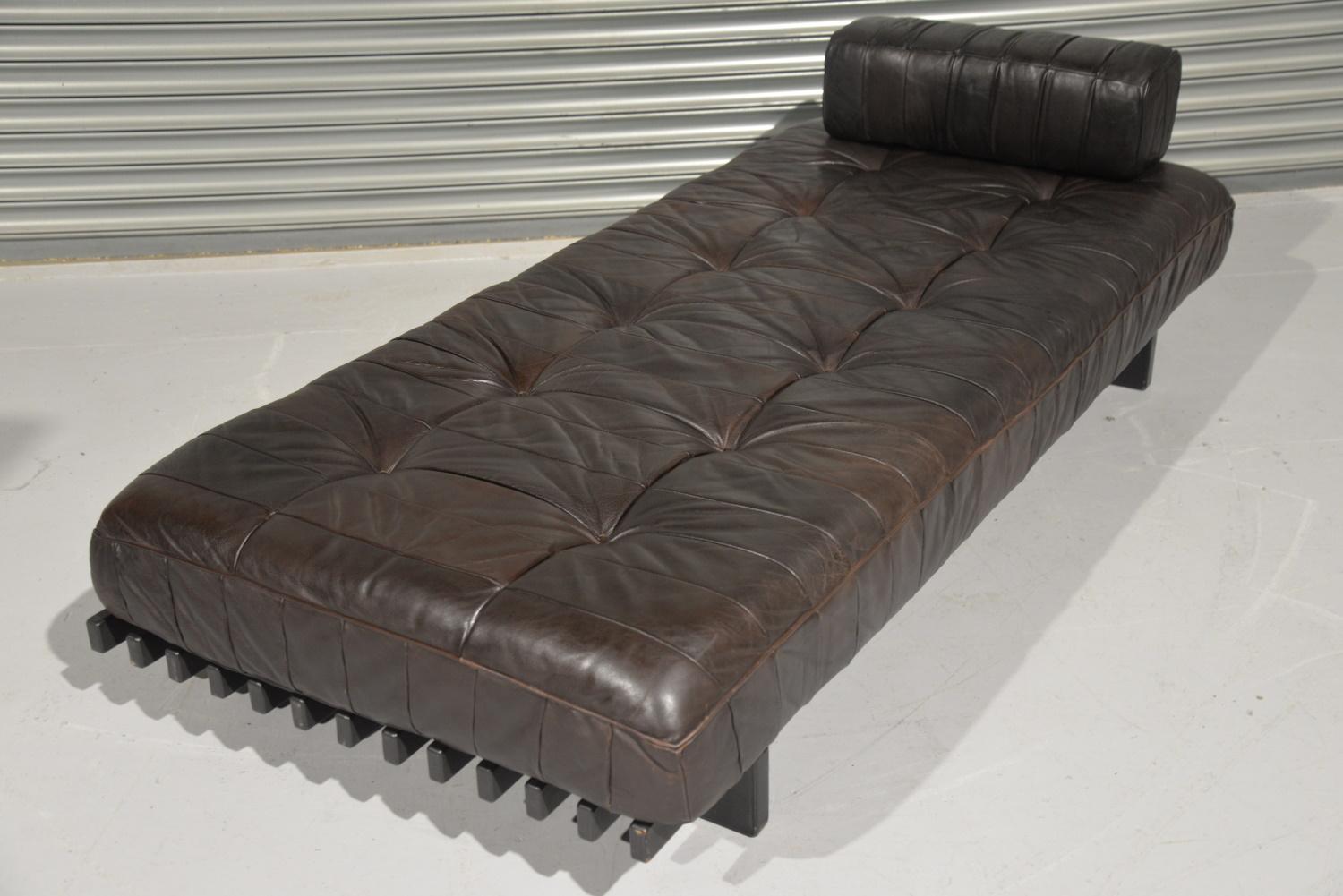 Vintage De Sede DS 80 Patchwork Leather Daybed, Switzerland, 1960s For Sale 8