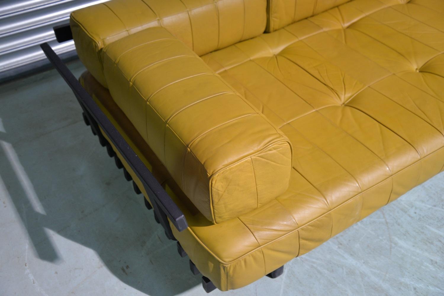 Vintage De Sede DS 80 Patchwork Leather Daybed, Switzerland, 1960`s For Sale 8