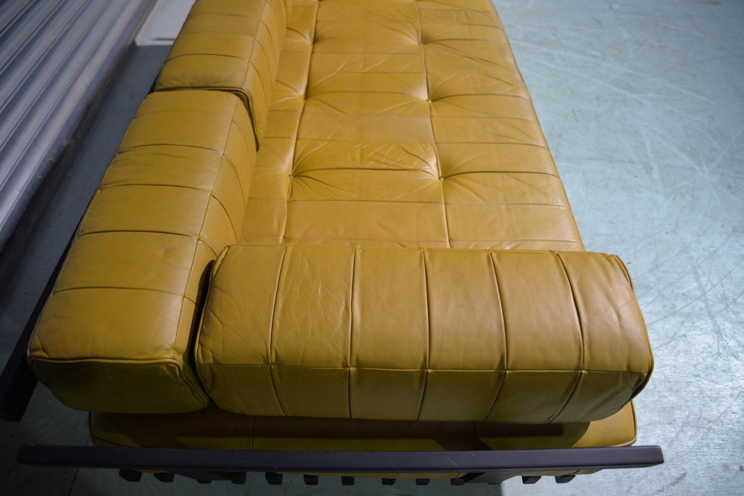 Vintage De Sede DS 80 Patchwork Leather Daybed, Switzerland, 1960`s For Sale 9